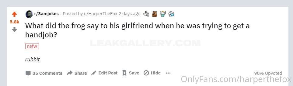 Harperthefox Exclusive Leaked Nude OnlyFans #8759128