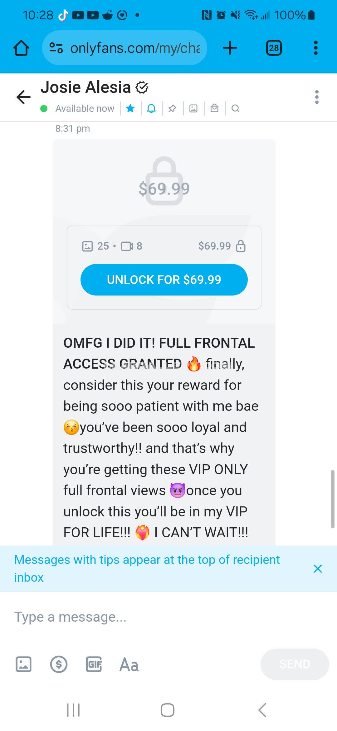 Josiealesia Exclusive Leaked Nude OnlyFans #9191155