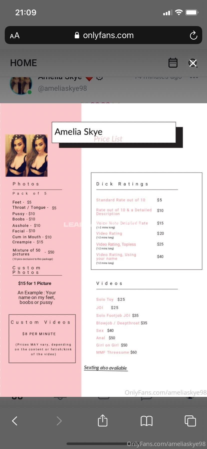 Ameliaskye Exclusive Leaked Nude OnlyFans #11061172