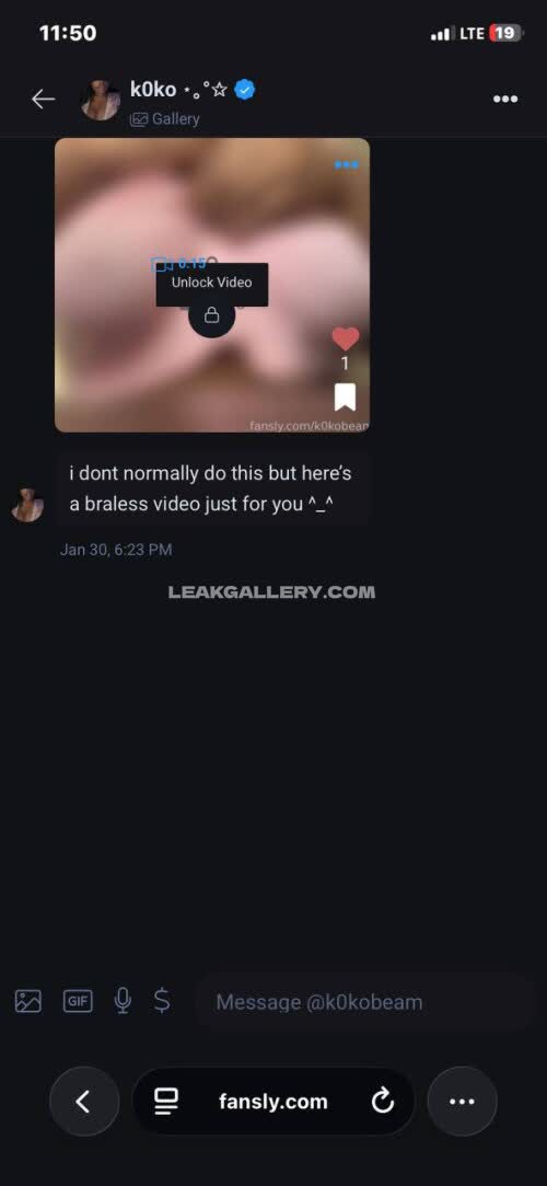 K0kobeam Exclusive Leaked Nude OnlyFans #11031736