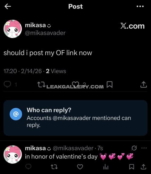 Mikasavader Exclusive Leaked Nude OnlyFans #12008956