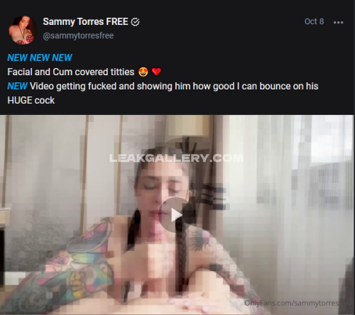 Sammyxtorres Exclusive Leaked Nude OnlyFans #12047675