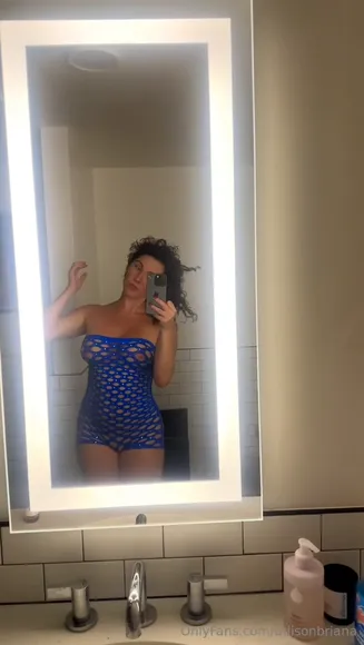 Adisonbriana Blue Bodysuit Pole Dance OnlyFans Video Leaked