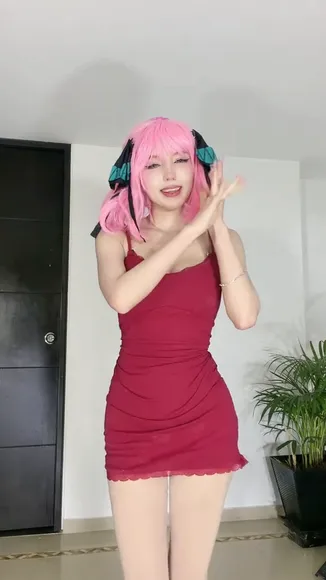 Adrimarced Red Dress Tease OnlyFans Video Leaked