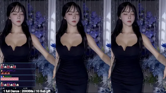 Aesoon_1210 Black Dress Thigh Flash OnlyFans Video Leaked