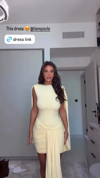 Aetaraa Yellow Dress Tease OnlyFans Video Leaked