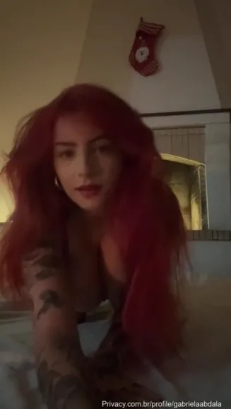 Agabrielaabdala Red Lingerie Ass Display OnlyFans Video Leaked