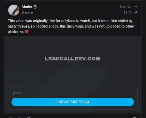 Aimier Exclusive Leaked Nude OnlyFans #14358404
