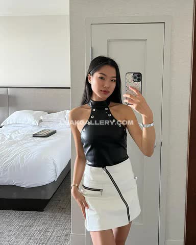 Akanemsko Leather Top And Skirt OnlyFans Photo Leaked