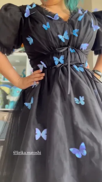 Akidearest Butterfly Dress Tease OnlyFans Video Leaked