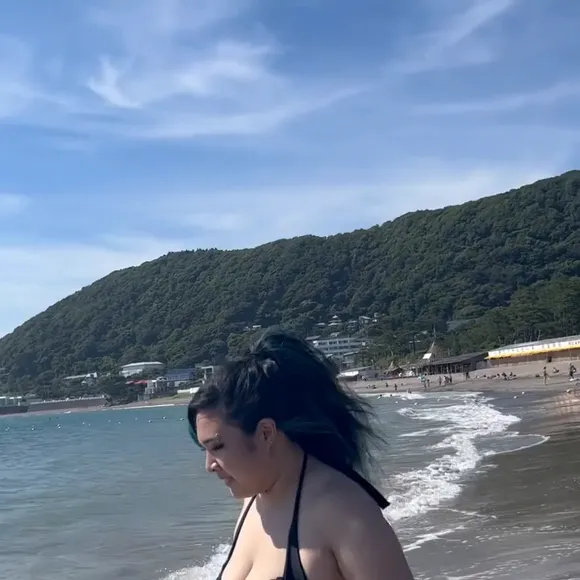 Akidearest Black Bikini Beach Pose OnlyFans Video Leaked
