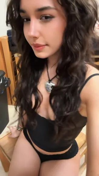 Alee_babe Black Bodysuit Tease OnlyFans Video Leaked