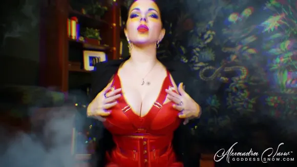 Alexandra_snow Red Bra Tease OnlyFans Video Leaked