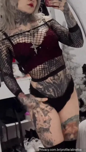 Alinefox Fishnet Bodysuit Twerk OnlyFans Video Leaked