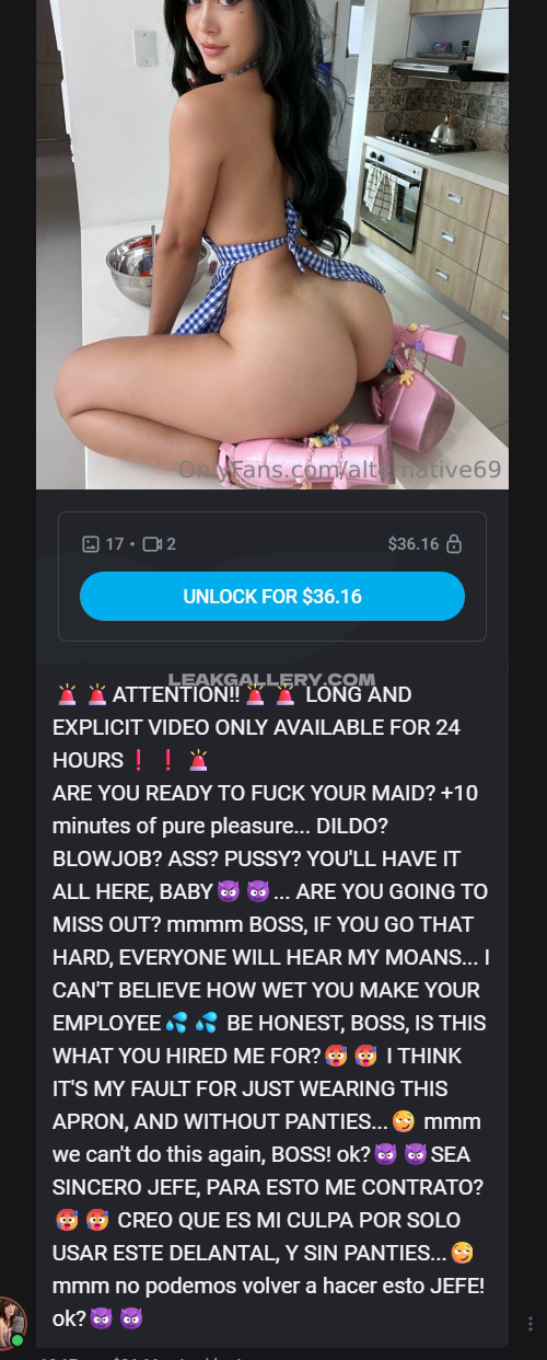 Alternative69 Эксклюзивная утечка обнаженных OnlyFans #14904038