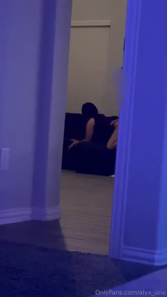 Alyx Naked Ass On Couch OnlyFans Video Leaked