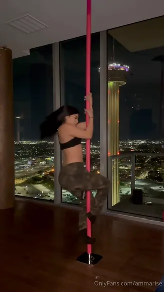 Ammarise Pole Dance In Camo OnlyFans Video Leaked