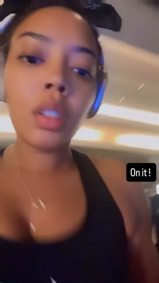 Angelasimmons Black Sports Bra Tease OnlyFans Video Leaked