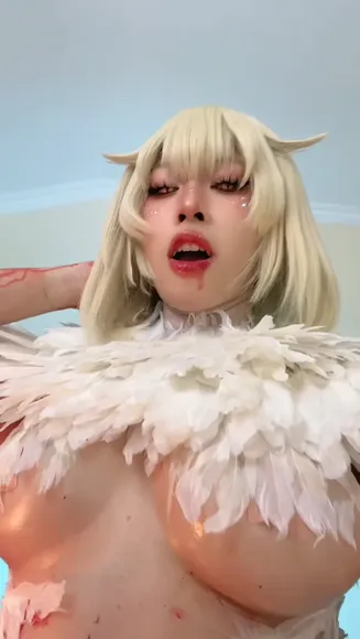 Anizuchie Feathered Bodysuit Tease OnlyFans Video Leaked