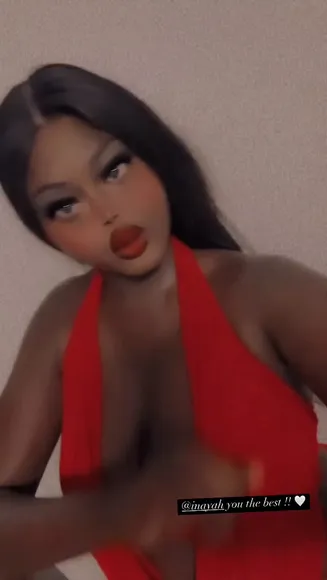 Anyangdeng Red Halter Top Tease OnlyFans Video Leaked