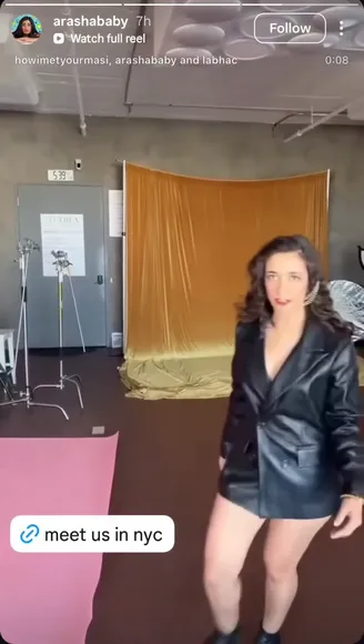 Arashalalani_ Leather Blazer Crouch Pose OnlyFans Video Leaked