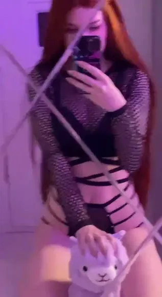 Asmr_mood Fishnet Bodysuit Selfie OnlyFans Video Leaked