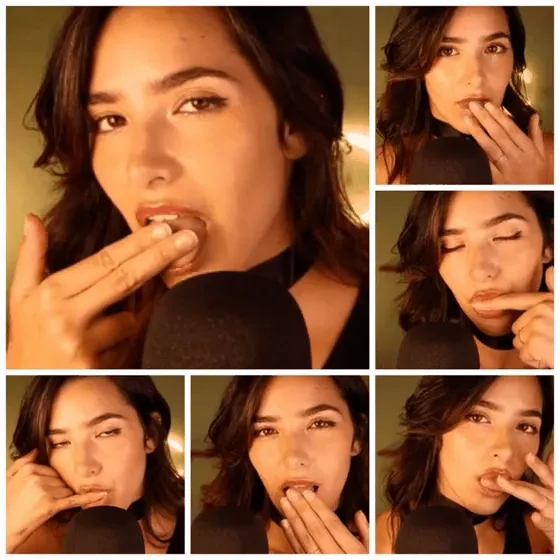 Asmrglow Finger Tease Near Lips OnlyFans Video Leaked