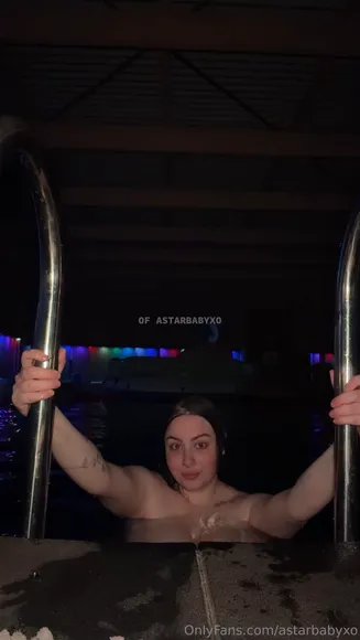 Astar_xo Topless Poolside Boobs OnlyFans Video Leaked