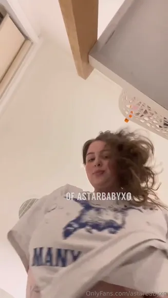 Astar_xo Tits Popping Out Shirt OnlyFans Video Leaked