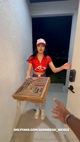 Auhneesh_nicole Red Bodysuit Blowjob OnlyFans Video Leaked