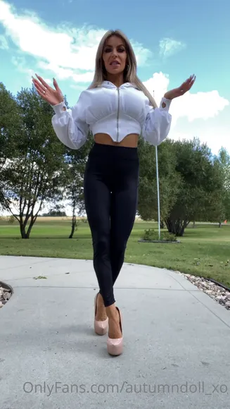 Autumndoll_videos Black Sports Bra Tease OnlyFans Video Leaked