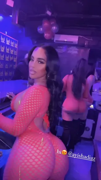 Ayishadiaz Mesh Bodysuit Twerk OnlyFans Video Leaked