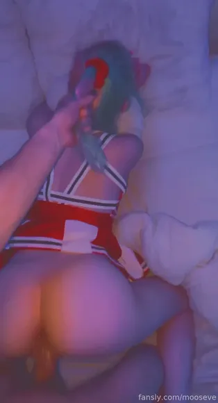 Baddieve Cheerleader Outfit Ass Play OnlyFans Video Leaked