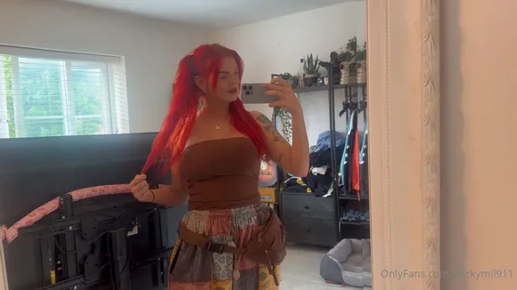 Beckymil911 Topless Mirror Selfie OnlyFans Video Leaked