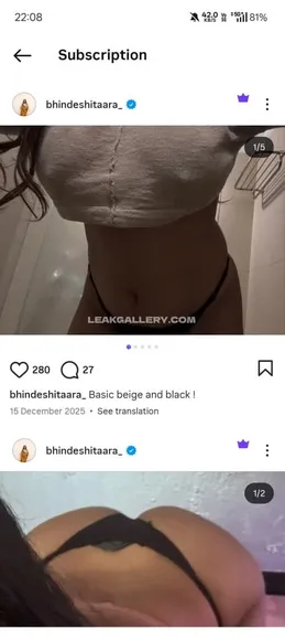 Bhindeshitara Black Thong Ass Shot OnlyFans Photo Leaked