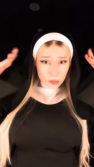 Bigtittygothegg Nun Habit Tease OnlyFans Video Leaked