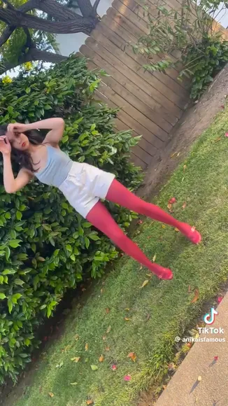 Bimbus2000 Red Tights Leg Spread OnlyFans Video Leaked