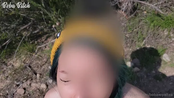 Boba_bitch Topless Outdoor Tease OnlyFans Video Leaked