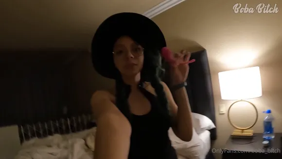 Boba_bitch Black Bodysuit Strip OnlyFans Video Leaked