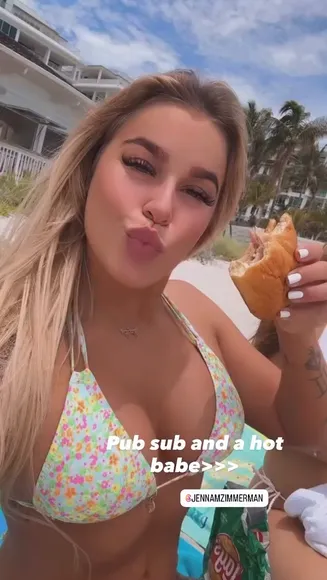 Brazybecca Floral Bikini Top OnlyFans Video Leaked