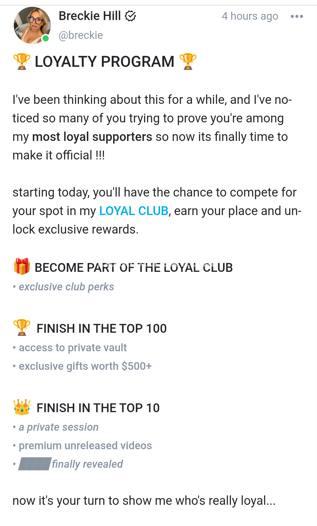 Breckie / breckiehill Exclusive Leaked Nude OnlyFans #13471637