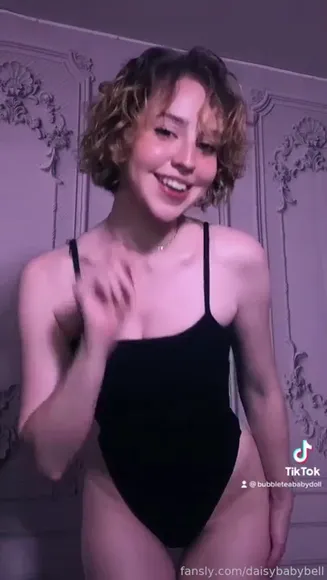 Bubbleteababydoll High Cut Bodysuit Tease OnlyFans Video Leaked