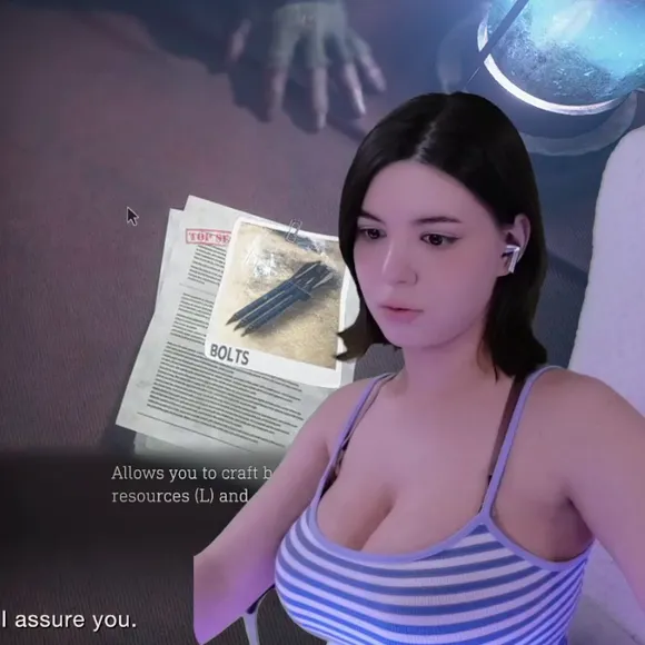 Bunnyayu Striped Top Cleavage OnlyFans Video Leaked