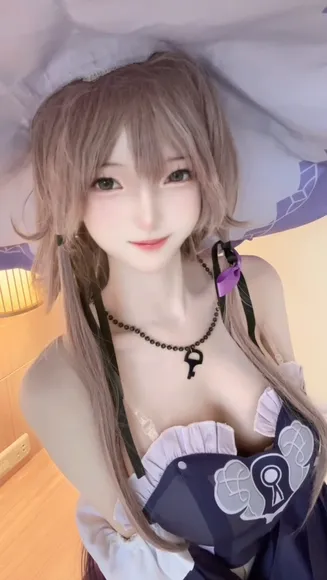 Caeshy Maid Outfit Cleavage OnlyFans Video Leaked
