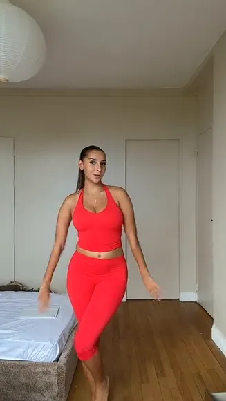 Camelia Red Bodysuit Tease OnlyFans Video Leaked