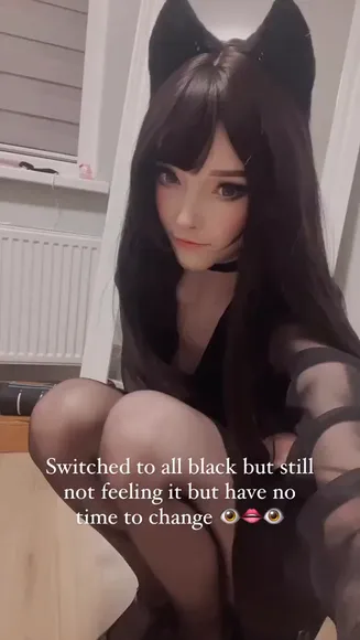 Candy_ballll All Black Cat Ears OnlyFans Video Leaked