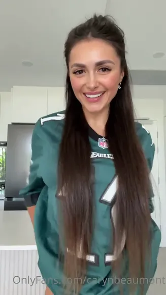 Carynbeaumont Thong And Jersey Tease OnlyFans Video Leaked