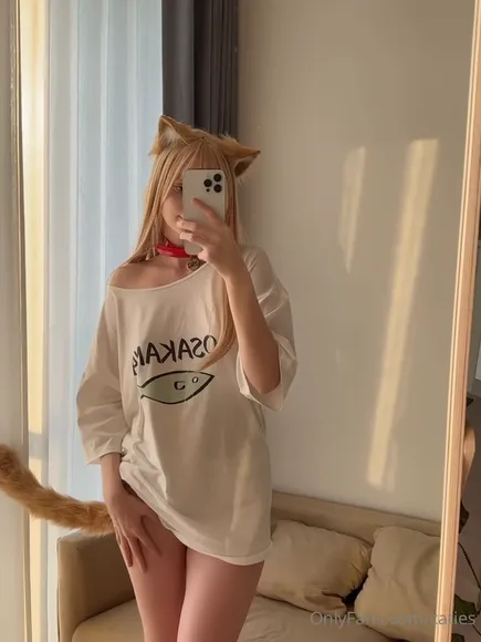 Caties Cat Ears And Tail OnlyFans Video Leaked