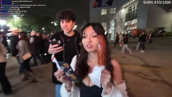 Catsiepants Eating Sausage On Street OnlyFans Video Leaked