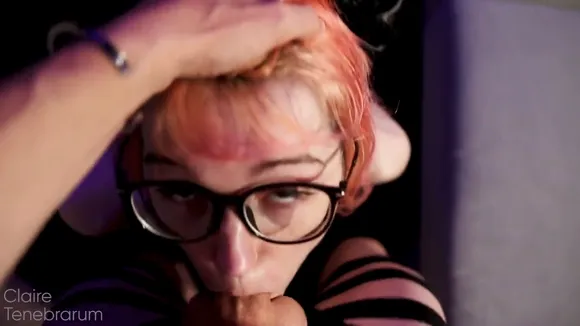 Cclaire Glasses Blowjob Tease OnlyFans Video Leaked